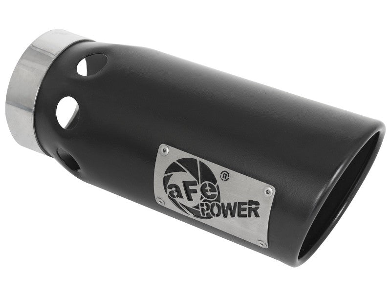 aFe LARGE BORE HD 3in 409-SS DPF-Back Exhaust w/Black Tip 14-18 RAM 1500 EcoDiesel V6-3.0L (td)