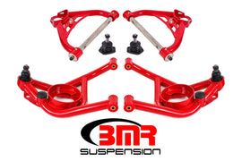 BMR 70-81 2nd Gen F-Body Upper And Lower A-Arm Kit - Red - GTR Auto