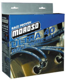 Moroso GM LS Ignition Wire Set - Ultra 40 - Sleeved - 8in - Blue