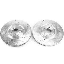 Power Stop 12-15 Jaguar XKR-S Front Drilled & Slotted Rotor - Pair