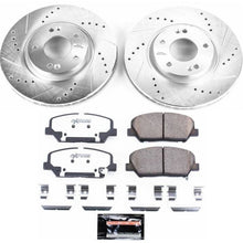 Load image into Gallery viewer, Power Stop 13-15 Hyundai Veloster Front Z26 Street Warrior Brake Kit