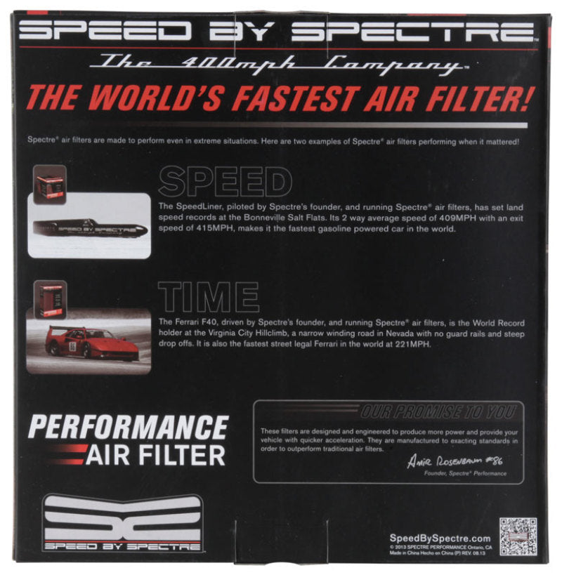 Spectre 02-03 Dodge Ram 2500 Van 5.2L/5.9L V8 F/I Round Replacement Air Filter
