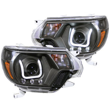 Load image into Gallery viewer, ANZO 2012-2015 Toyota Tacoma Projector Headlights w/ U-Bar Black