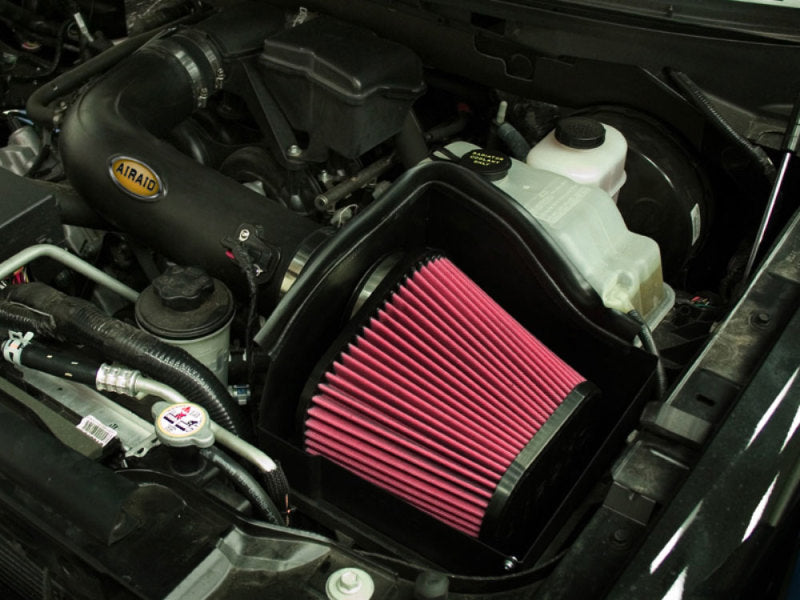 Airaid 2010 Ford F-150 Raptor 5.4L CAD Intake System w/ Tube (Dry / Red Media)