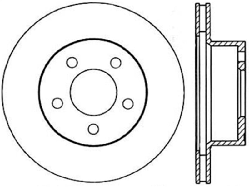 StopTech Slotted & Drilled Sport Brake Rotor