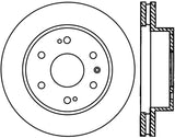 StopTech 2005+ Chevrolet Silverado 1500 Sport Slotted & Drilled Front Left Cyro Rotor