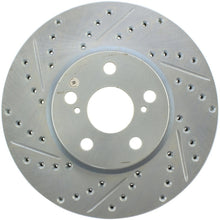 Load image into Gallery viewer, StopTech Select Sport Drilled &amp; Slotted Rotor - Rear Left