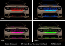 Load image into Gallery viewer, Diode Dynamics RGBW Grille Strip Kit 4pc Multicolor