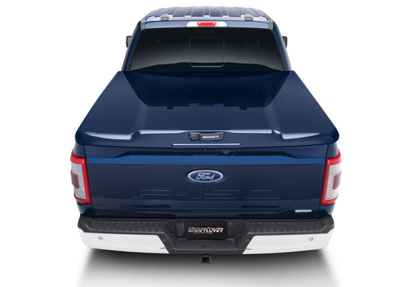 UnderCover 2021 Ford F-150 Ext/Crew Cab 6.5ft Elite LX Bed Cover - Antimatter Blue