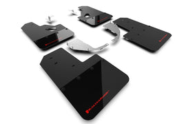 Rally Armor 21-25 Ford Bronco (Steel Bmpr + RR - NO Rptr/Sprt) Blk Mud Flap w/Red Logo