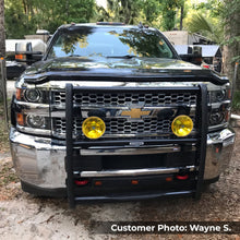 Load image into Gallery viewer, Go Rhino 15-19 Chevrolet Silv 2500HD/3500HD 3000 Series StepGuard - Black (Center Grille Guard Only) - GTR Auto