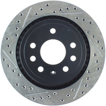 Load image into Gallery viewer, StopTech 03-09 Saab 9-3 Slotted &amp; Drilled Right Rear Rotor
