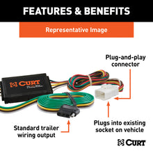 Load image into Gallery viewer, Curt 16-19 Honda Pilot Custom Wiring Connector (4-Way Flat Output)