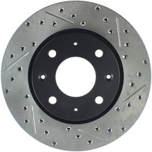 Load image into Gallery viewer, StopTech Sport Drilled &amp; Slotted Rotor - Rear Left