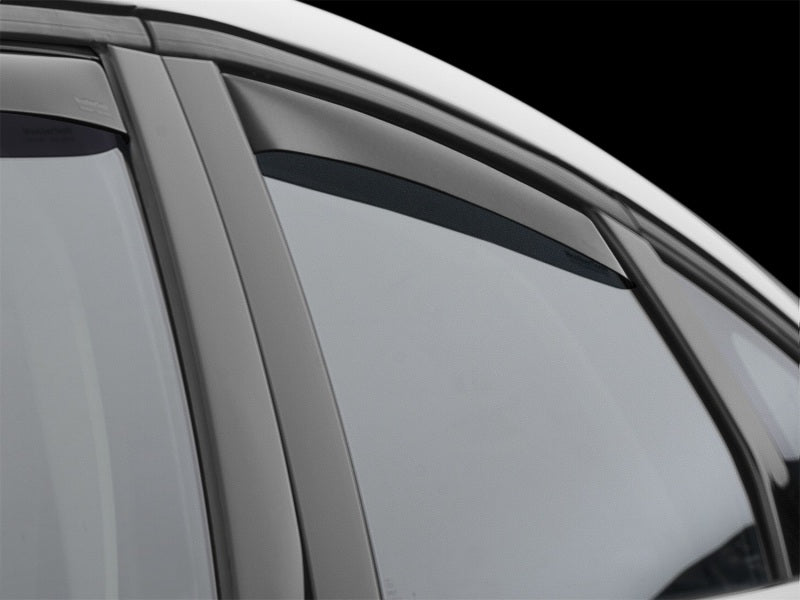 WeatherTech 2013+ Ford Fusion Rear Side Window Deflectors - Dark Smoke