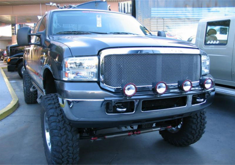 N-Fab Light Bar 99-07 Ford F250/F350 Super Duty/Excursion - Tex. Black - Light Tabs