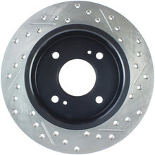 Load image into Gallery viewer, StopTech Power Slot 89-98 Nissan 240SX Slotted &amp; Drilled Left Rear Rotor