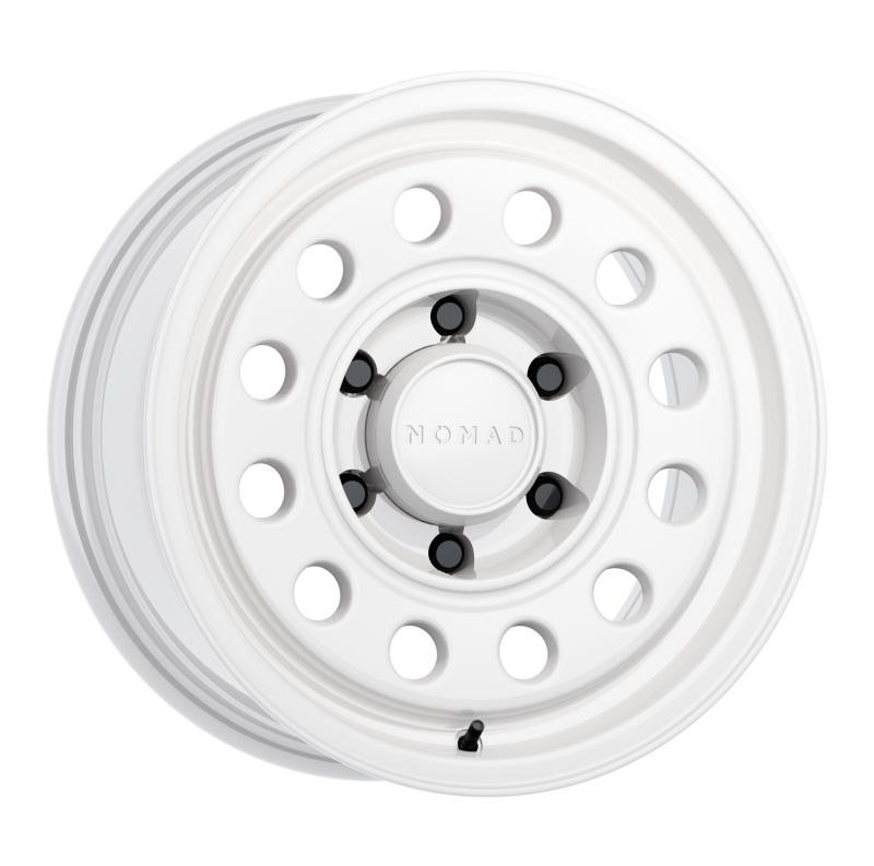 Nomad N501SA Convoy 17x8.5in / 6x135 BP / -10mm Offset / 87.1mm Bore - Gloss White Wheel