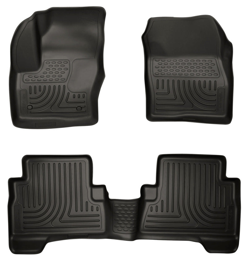 Husky Liners 2013 Ford Escape WeatherBeater Combo Black Floor Liners - GTR Auto