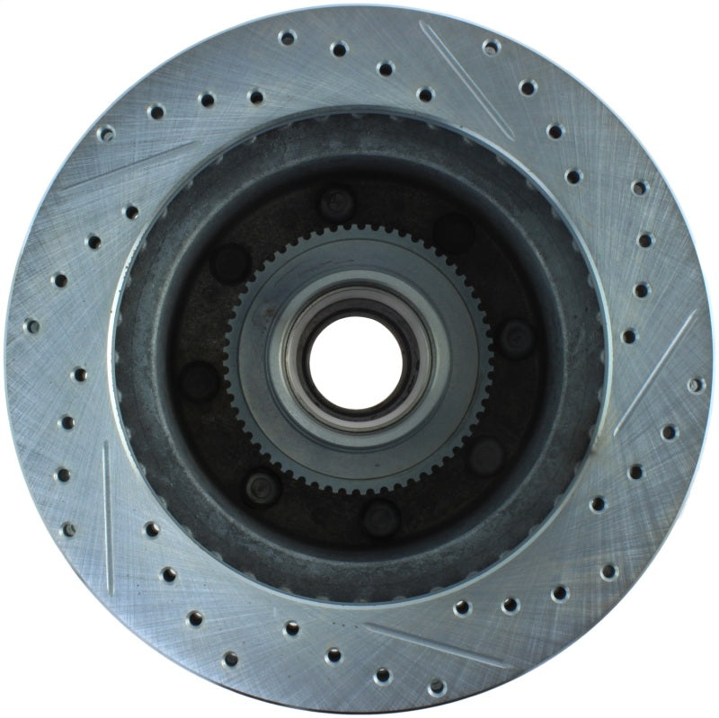 StopTech Select Sport Drilled & Slotted Rotor - Front Left