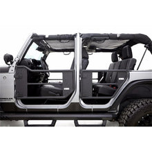 Load image into Gallery viewer, Rampage 2007-2018 Jeep Wrangler(JK) Unlimited 4-Door Tube Doors With Netting - Black