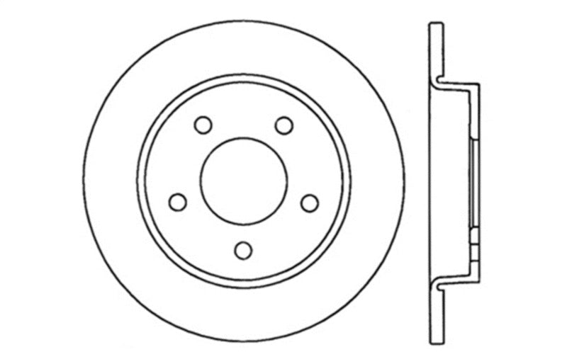 StopTech Drilled Sport Brake Rotor