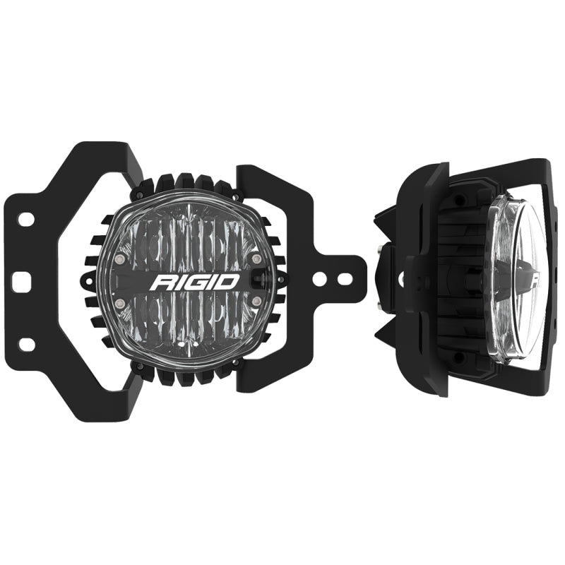 Rigid Industries 360-Series 4in LED SAE J583 Fog Light - 2018+ Jeep JL Sport/Sport S - Yellow (Pair)