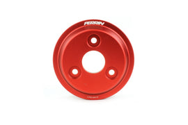 PERRIN 15-21 Subaru WRX / 18-20 Crosstrek / 14-18 FXT Lightweight Water Pump Pulley - Red - GTR Auto