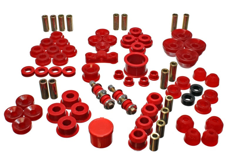 Energy Suspension 90-93 Acura Integra Red Hyper-Flex Master Bushing Set - GTR Auto