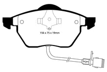 Load image into Gallery viewer, EBC 91-94 Audi 100 Quattro 2.8 (ATE) Redstuff Front Brake Pads