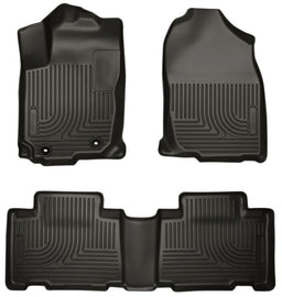 Husky Liners 14 Toyota Corolla Weatherbeater Black Front & 2nd Seat Floor Liners
