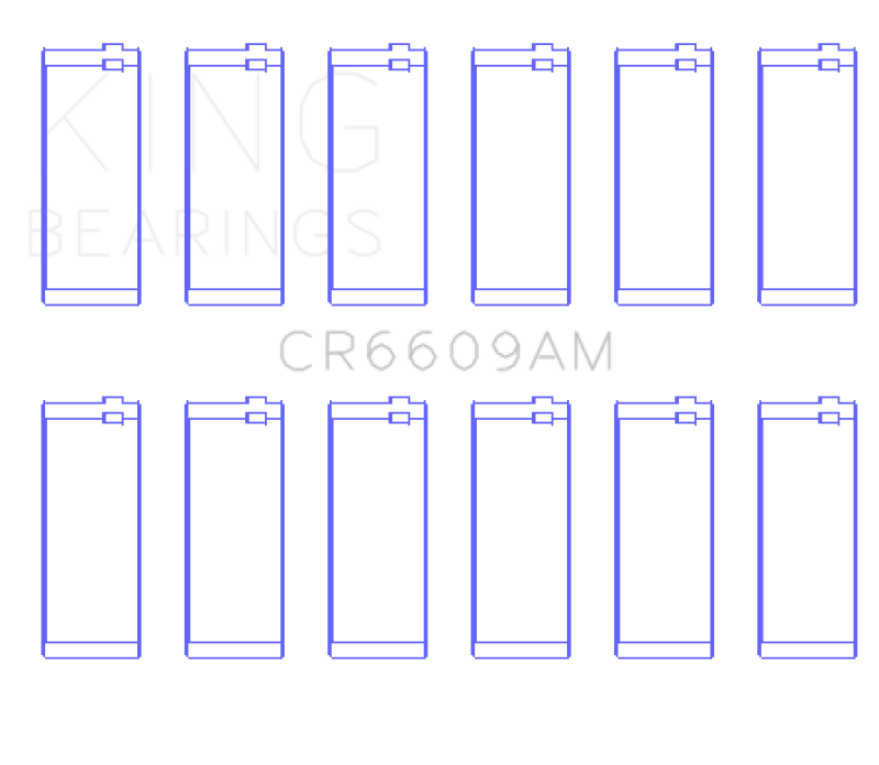 King Engine Bearings BMW M30/M32/B35 Performance Rod Bearing Set - GTR Auto