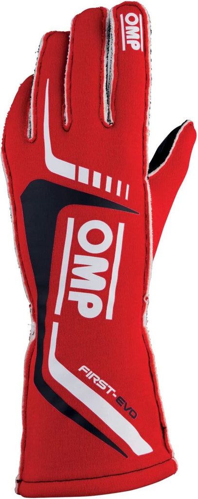 OMP First Evo Gloves Red - Size XL (Fia 8856-2018)