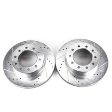 Load image into Gallery viewer, Power Stop 05-16 Ford F-450 Super Duty Front Evolution Drilled &amp; Slotted Rotors - Pair