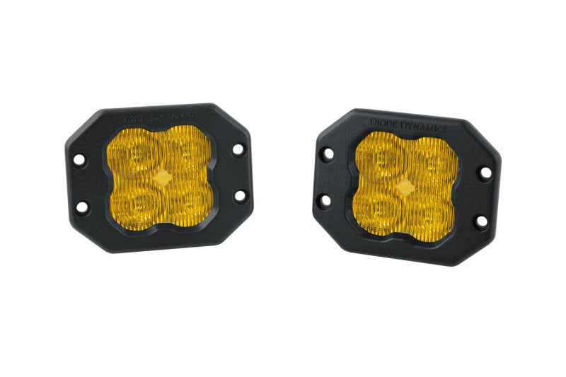 Diode Dynamics SS3 Pro ABL - Yellow SAE Fog Flush (Pair)