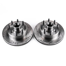 Load image into Gallery viewer, Power Stop 99-07 Ford E-350 Super Duty Front Drilled &amp; Slotted Rotor - Pair