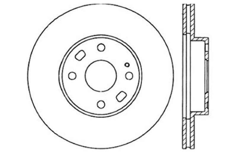 StopTech Drilled Sport Brake Rotor