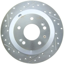 Load image into Gallery viewer, StopTech Select Sport 10-17 Hyundai Santa Fe Sport Slotted &amp; Drilled Right Rear Brake Rotor