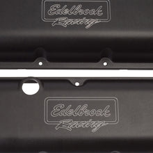 Load image into Gallery viewer, Edelbrock Valve Cover Victor Series Chevrolet 1965 and Later 396-502 V8 Low Black