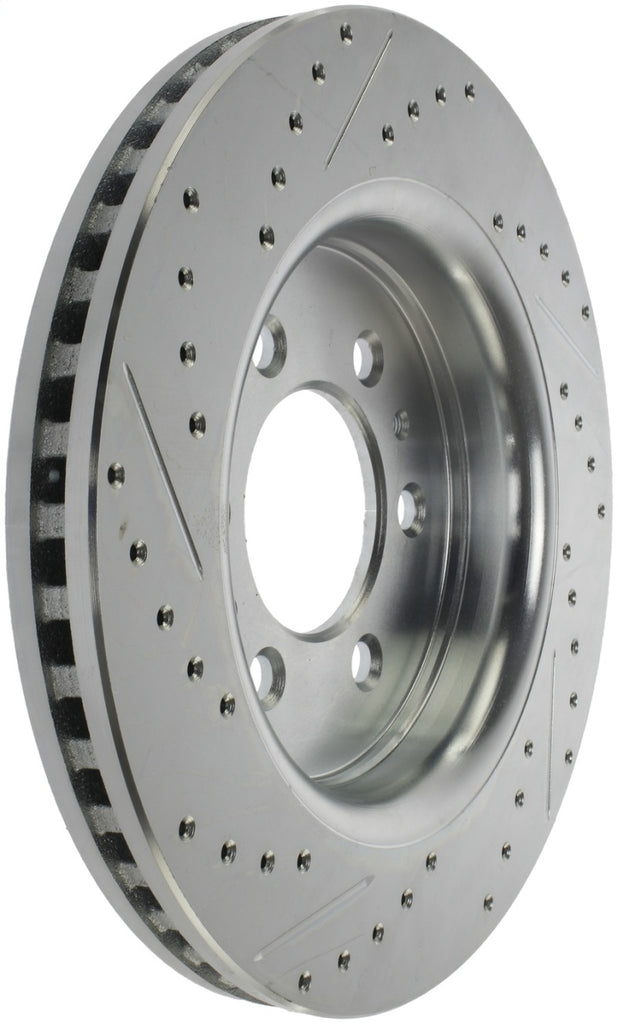 StopTech 07-17 Lincoln Navigator / Ford Expedition Sport Slotted & Drilled Left Front Brake Rotor