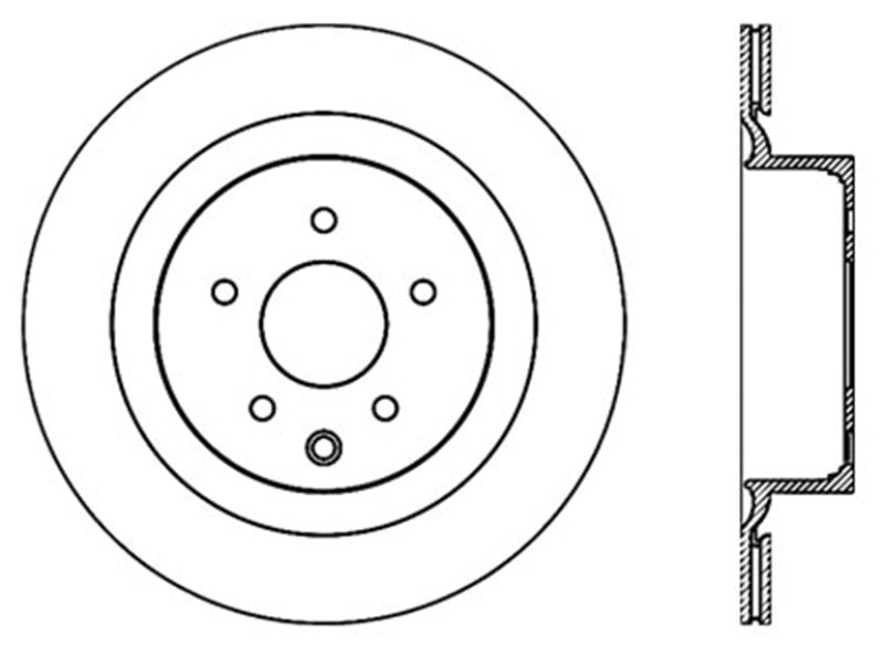 StopTech 08-09 G37 Sport 6MT / 09 370Z Sport Pkg Rear Cryo Performance Rotor