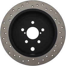 Load image into Gallery viewer, StopTech 08-14 Subaru WRX Drilled Right Rear Cryo Rotor