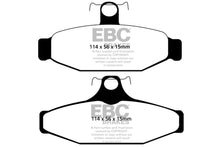 Load image into Gallery viewer, EBC 83-87 Chevrolet Corvette (C4) 5.7 Greenstuff Rear Brake Pads