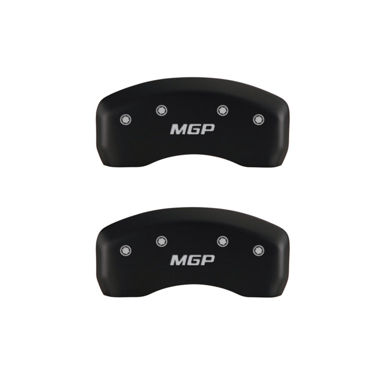 MGP 4 Caliper Covers Engraved Front & Rear MGP Red finish silver ch