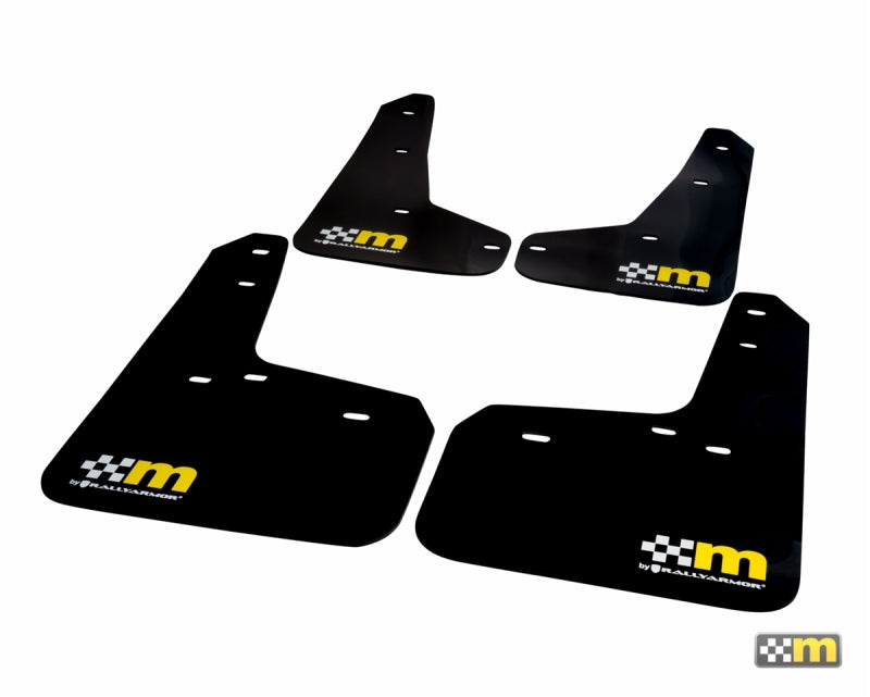 mountune / Rally Armor 13-18 Ford Focus ST Mud Flap Set - Yellow