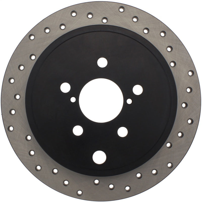 StopTech 08-14 Subaru WRX Drilled Right Rear Cryo Rotor