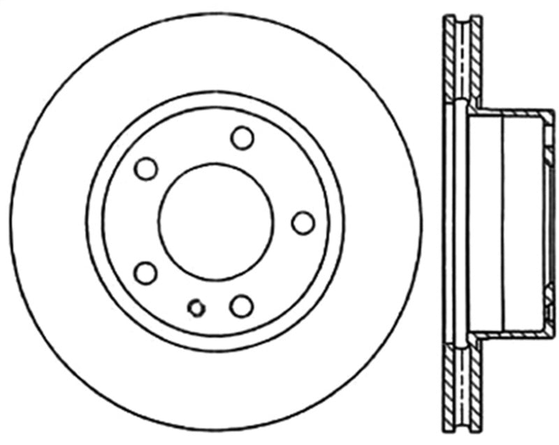 StopTech Slotted & Drilled Sport Brake Rotor