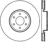 Stoptech 05-09 Nissan Frontier/ Xterra Front Performance Cryo Rotor