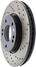 Load image into Gallery viewer, StopTech 03-08 Hyundai Tiburon / 06-09 Kia Optima Drilled Left Front Rotors