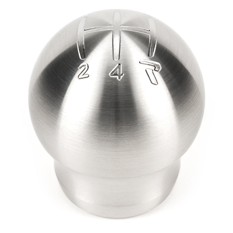Raceseng Contour Shift Knob (Gate 4 Engraving) M10x1.25mm Adapter - Brushed